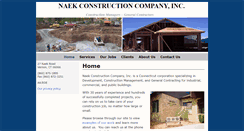 Desktop Screenshot of naekconstruction.com