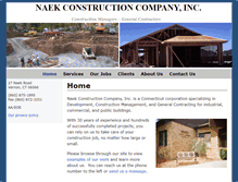 Tablet Screenshot of naekconstruction.com